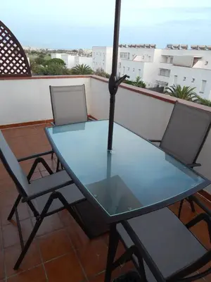Un balcón o terraza de Apartamento Atico Golf Playa