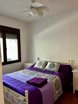 Cama o camas de una habitación en Sol, mar y siesta