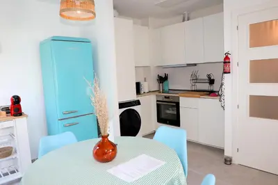 Una cocina o zona de cocina en Apartalux Oasis de Garrucha
