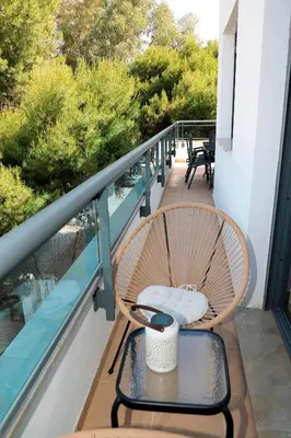 Un balcón o terraza de Apartalux Oasis de Garrucha