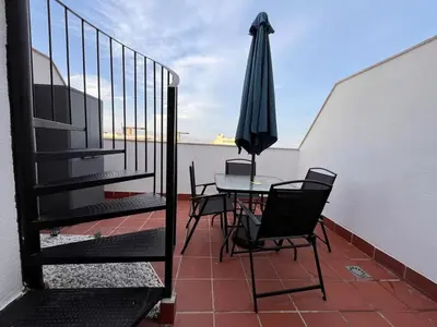 Un balcón o terraza de Ático Sol y Mar