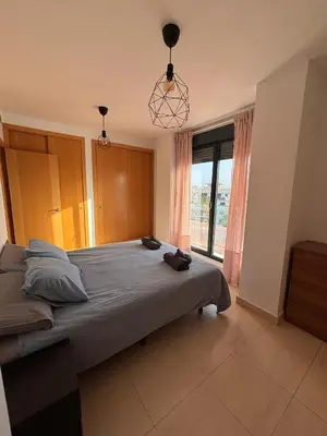 Cama o camas de una habitación en Cabo de Gata Golf Residence