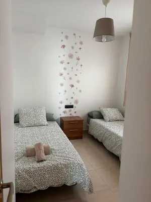 Cama o camas de una habitación en Cabo de Gata Golf Residence