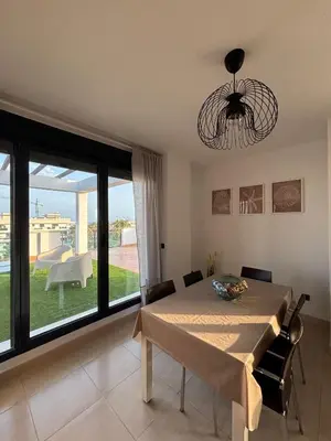 Zona de estar de Cabo de Gata Golf Residence