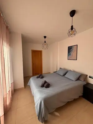 Cama o camas de una habitación en Cabo de Gata Golf Residence