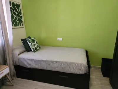 Cama o camas de una habitación en Ático Boutique con Piscina privada en el Solárium y Diseño Natural