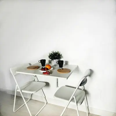 Plano de Encantador apartamento y terraza