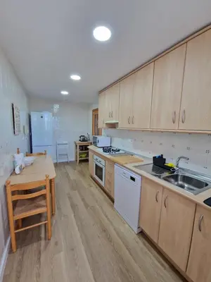 Una cocina o zona de cocina en Sun & Sea at OLIVEROS BEACH