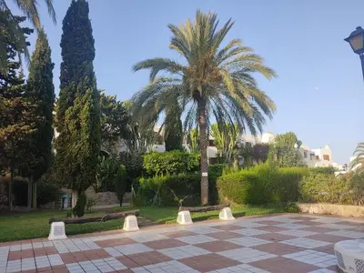 Jardín al aire libre en VERA BEACH - Beachside with pool, wifi and AC