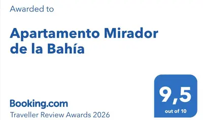 Certificado, premio, señal o documento que está expuesto en Apartamento Mirador de la Bahía
