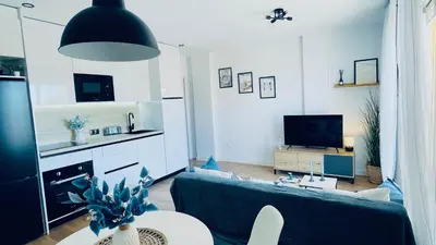 Una cocina o zona de cocina en Apartamento Mirador de la Bahía