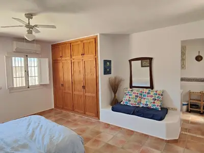 Cama o camas de una habitación en Pita 4, Studio apartment in a Cortijo