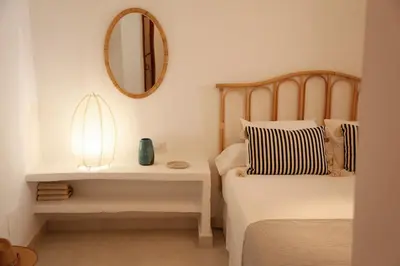 Cama o camas de una habitación en CasArena Agua Amarga