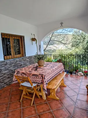 Un balcón o terraza de El Cortijo Escondido Ohanes