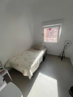 Cama o camas de una habitación en Downtown stylish apartment