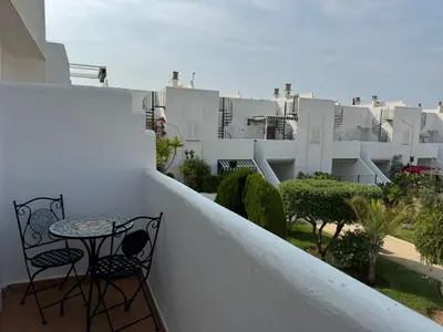 Un balcón o terraza de Ático Nueva Medina II - Vera Playa