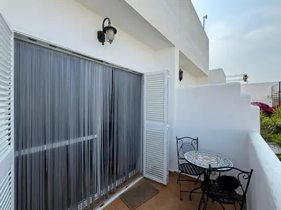 Un balcón o terraza de Ático Nueva Medina II - Vera Playa
