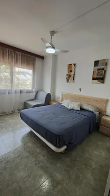 Cama o camas de una habitación en Apartamento Mirador Azul