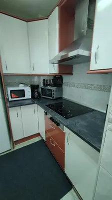 Una cocina o zona de cocina en Apartamento Mirador Azul
