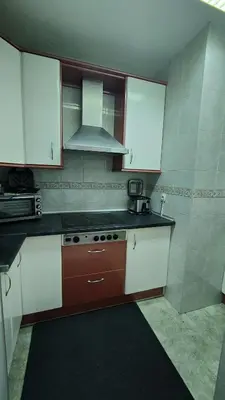 Una cocina o zona de cocina en Apartamento Mirador Azul