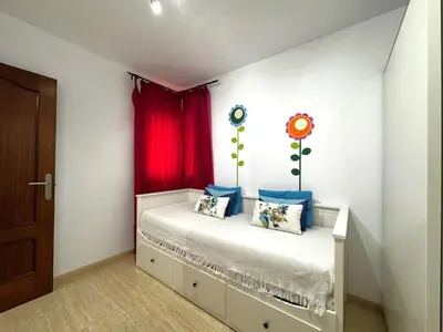 Cama o camas de una habitación en Premium Apartment in Roquetas de Mar