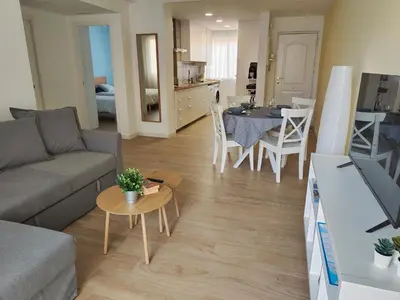 Zona de estar de Apartamento La Casica Beach Poniente