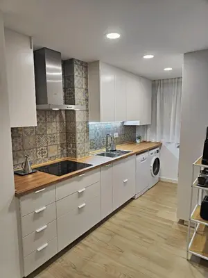 Una cocina o zona de cocina en Apartamento La Casica Beach Poniente