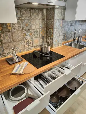 Una cocina o zona de cocina en Apartamento La Casica Beach Poniente