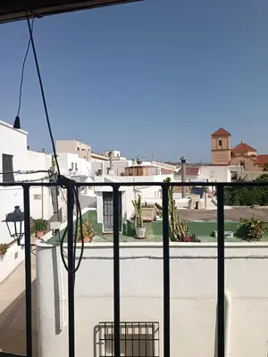 Un balcón o terraza de La Troje Pensión