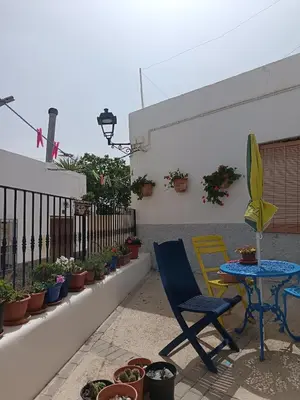 Un balcón o terraza de La Troje Pensión