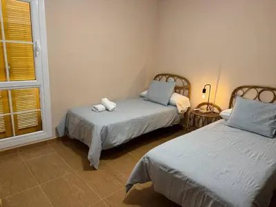 Cama o camas de una habitación en Apartamento Acacias BEACH