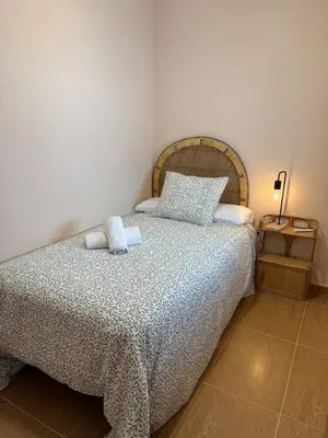 Cama o camas de una habitación en Apartamento Acacias BEACH