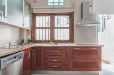 Una cocina o zona de cocina en Casa en Almería