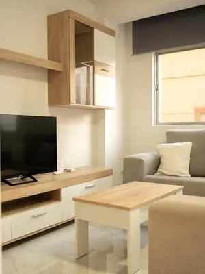 Una televisión o centro de entretenimiento en Apartamento Centro Almería