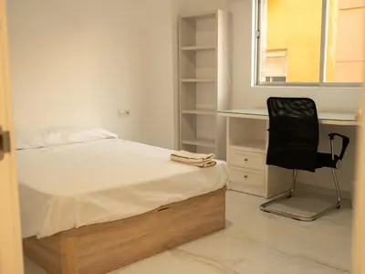 Cama o camas de una habitación en Apartamento Centro Almería