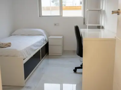 Cama o camas de una habitación en Apartamento Centro Almería