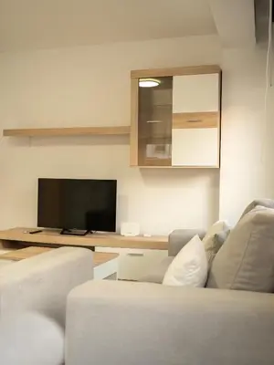 Una televisión o centro de entretenimiento en Apartamento Centro Almería
