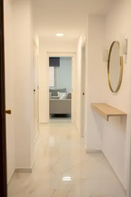Cama o camas de una habitación en Apartamento Centro Almería