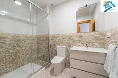 Un baño de Apartment F1 Aguadulce