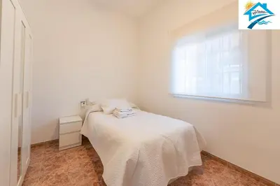 Cama o camas de una habitación en Apartment F1 Aguadulce
