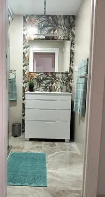 Un baño de APARTAMENTO LUNA - 2 apartamentos céntricos juntos cerca de la playa, ideales para grupos grandes