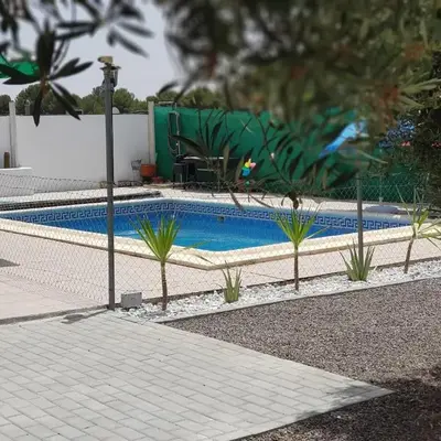 Oasis Pool in the Desert BBQ and Garden