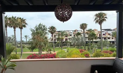 Jardín al aire libre en Mediterranea 20 Vera Playa Jardines tus momentos frente al mar