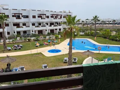 Piscina en o cerca de Bonito apartamento en San Juan de los Terreros, piscina comunitaria, cerca de la playa, para 6 pers. - ES-376-8
