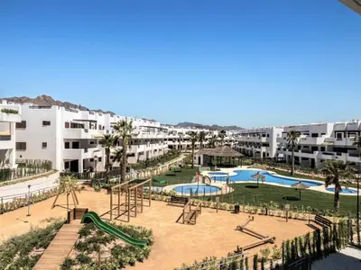 Piscina en o cerca de Apartamento encantador con piscina comunitaria en San Juan de los Terreros - ES-376-17