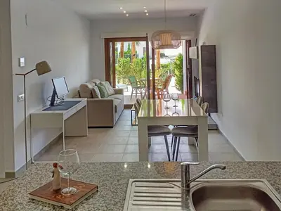 Zona de estar de Encantador apartamento en San Juan de los Terreros - ES-376-31