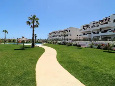 Jardín al aire libre en Apartamento moderno en San Juan de los Terreros, cerca de la playa - ES-376-5