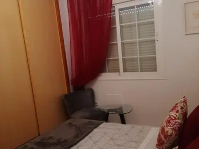 Cama o camas de una habitación en Casa acogedora en San Juan de los Terreros cerca de la playa - ES-376-27