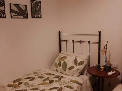 Cama o camas de una habitación en Casa acogedora en San Juan de los Terreros cerca de la playa - ES-376-27