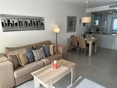 Una cocina o zona de cocina en Agradable apartamento en San Juan de los Terreros, cerca de la playa para 4 pers. - ES-376-6